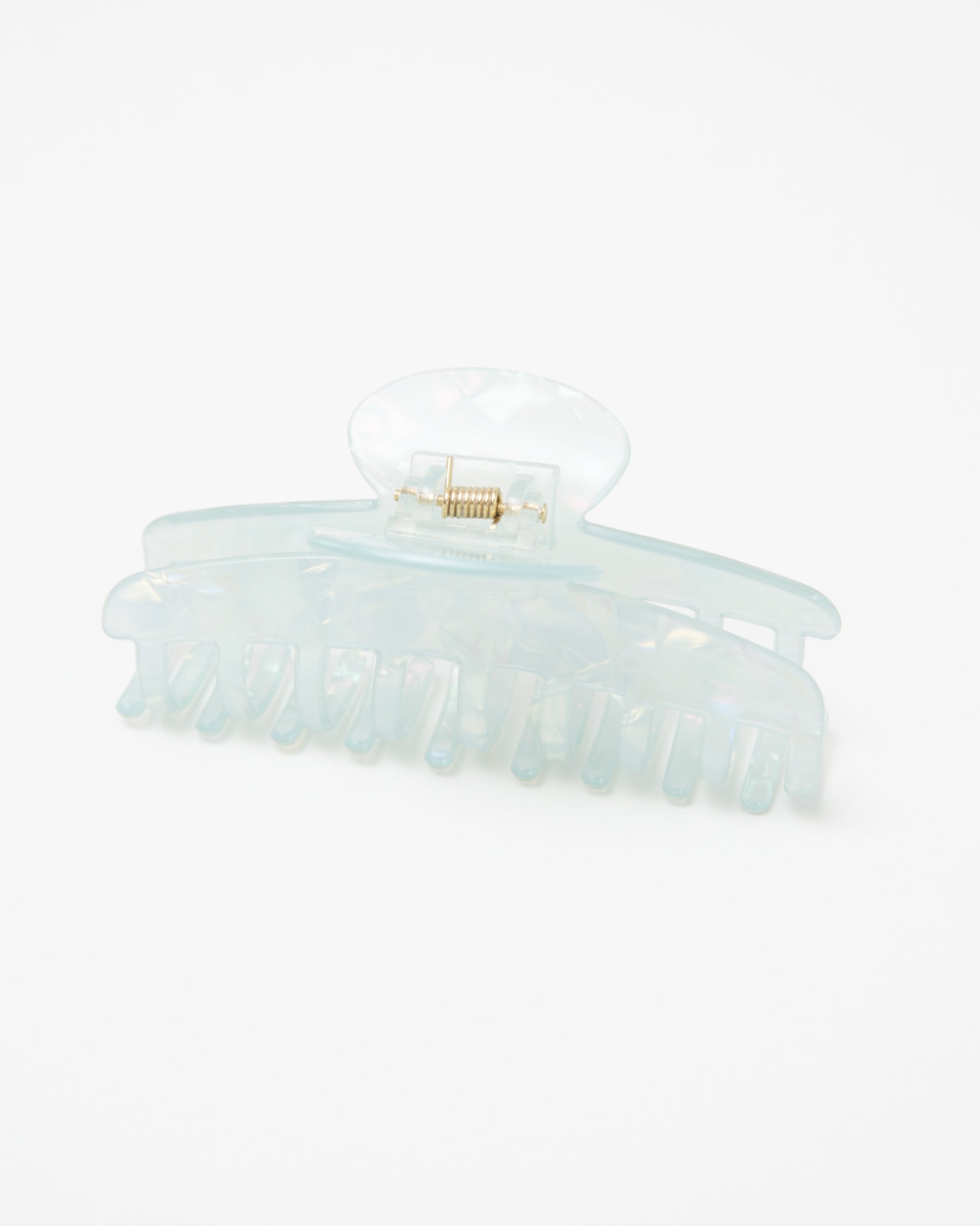 Grüner holographischer Haarclip-Broke+Schön