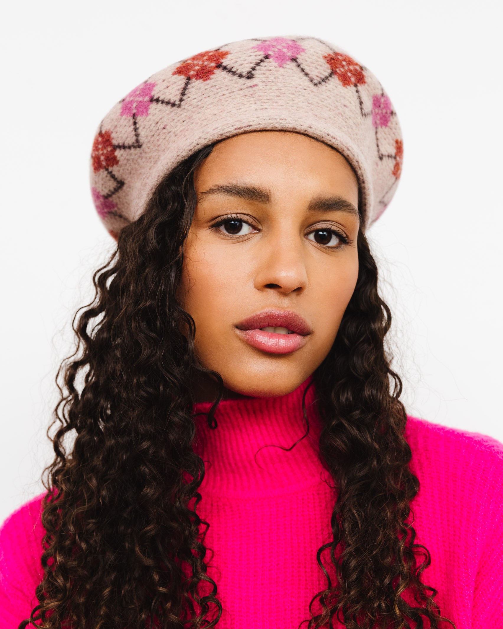 Barett mit Argyle Muster - Broke + Schön