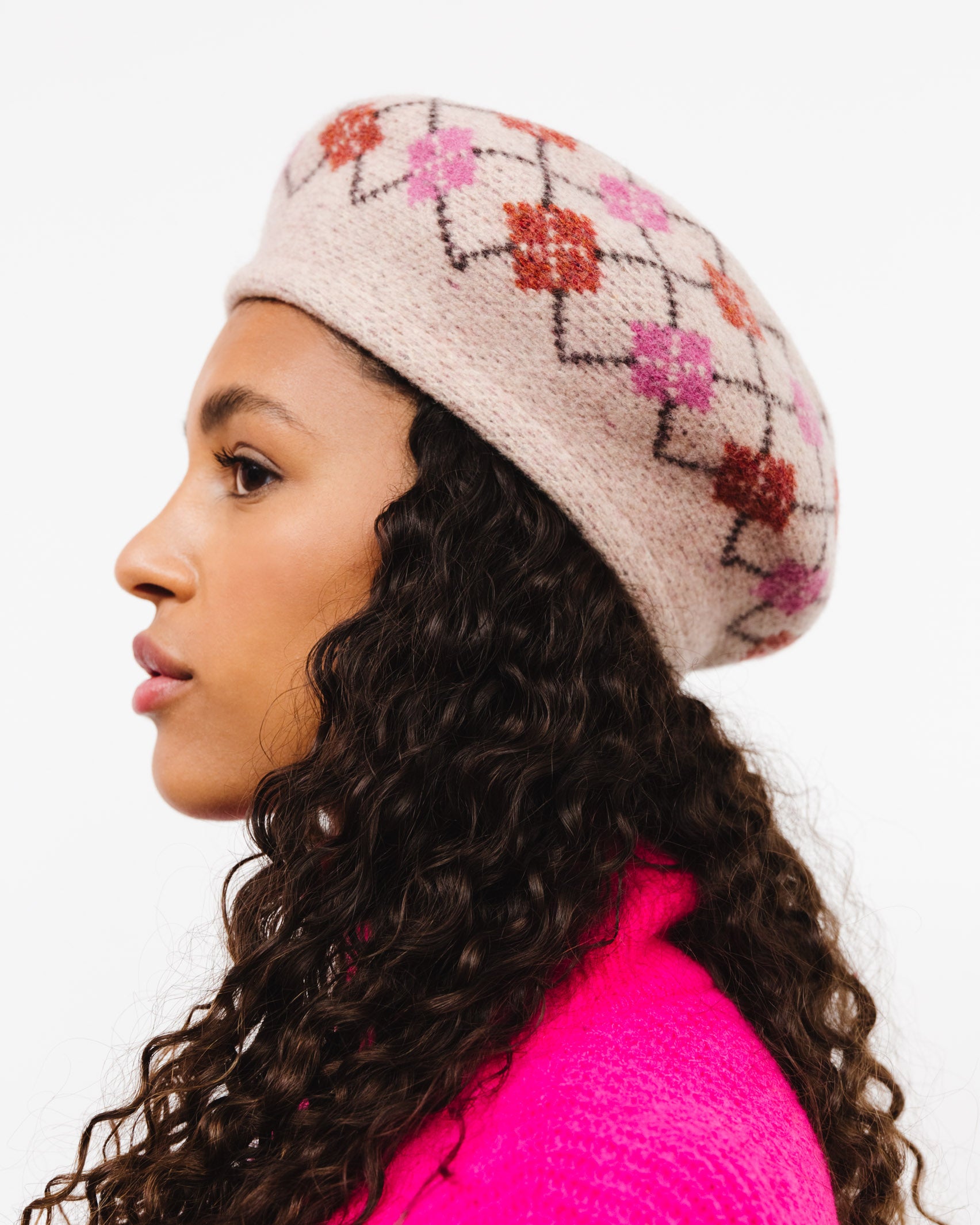 Barett mit Argyle Muster - Broke + Schön