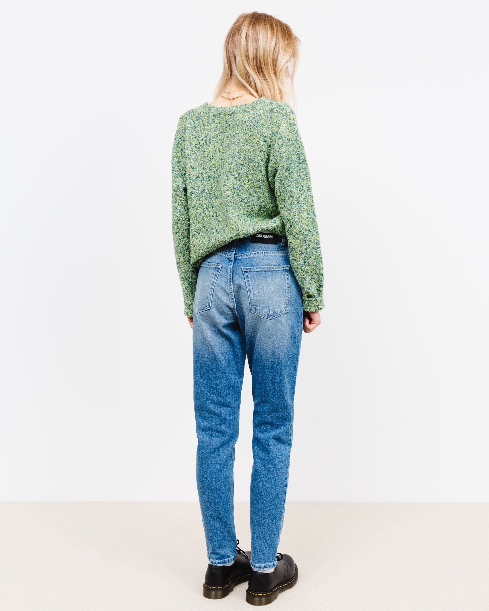 Washed Mom-Jeans - Broke + Schön#farbe_mid-stone
