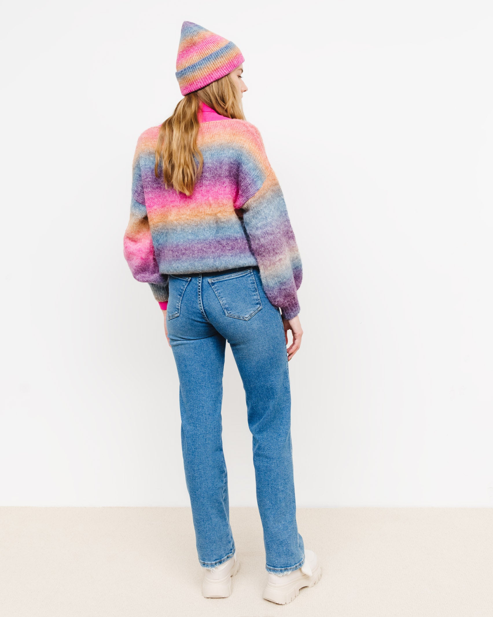 High Waist Straight Leg Jeans - Broke + Schön