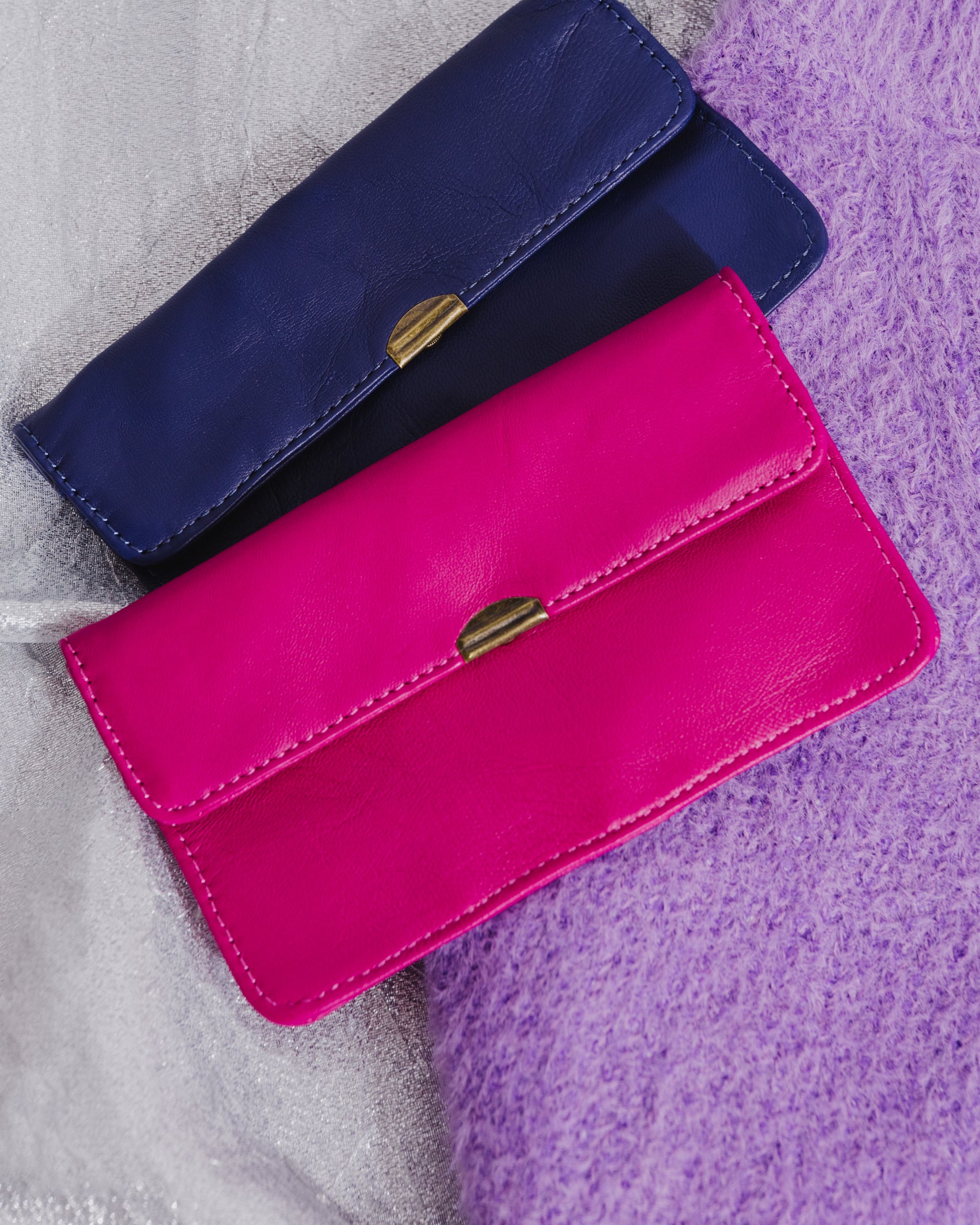 Portemonnaie aus recyceltem Leder - Broke + Schön