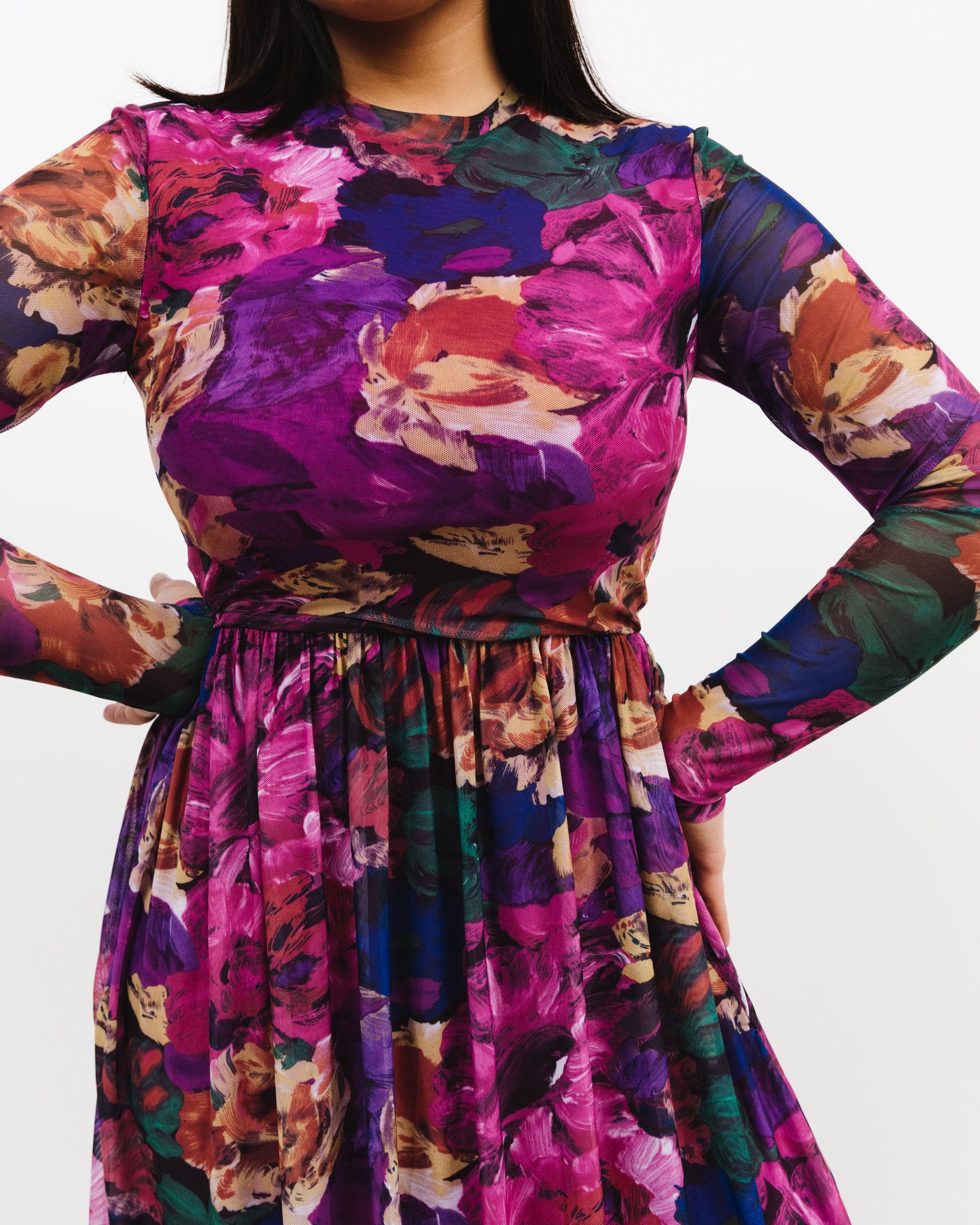 Midikleid mit Blumenmuster - Broke + Schön