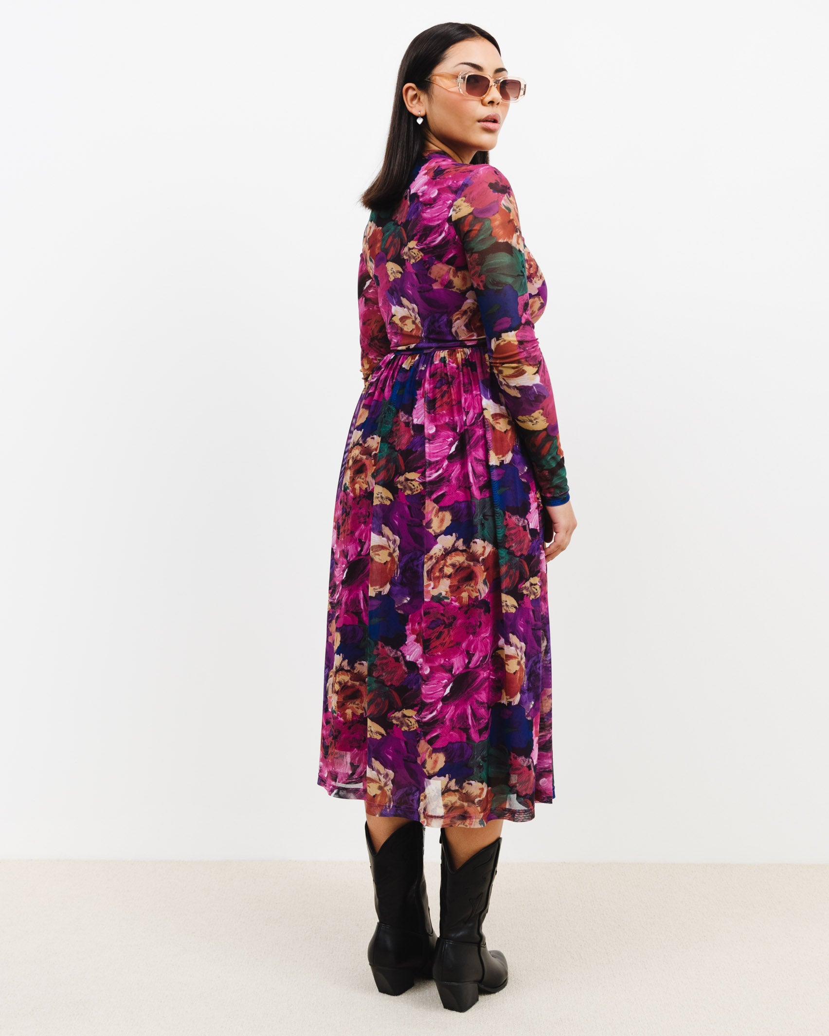 Midikleid mit Blumenmuster - Broke + Schön