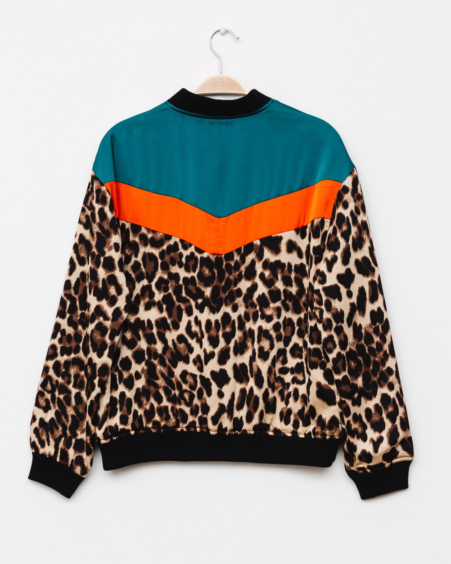 Bomberjacke im Colorblocking-Stil - Broke + Schön#farbe_darkbrown