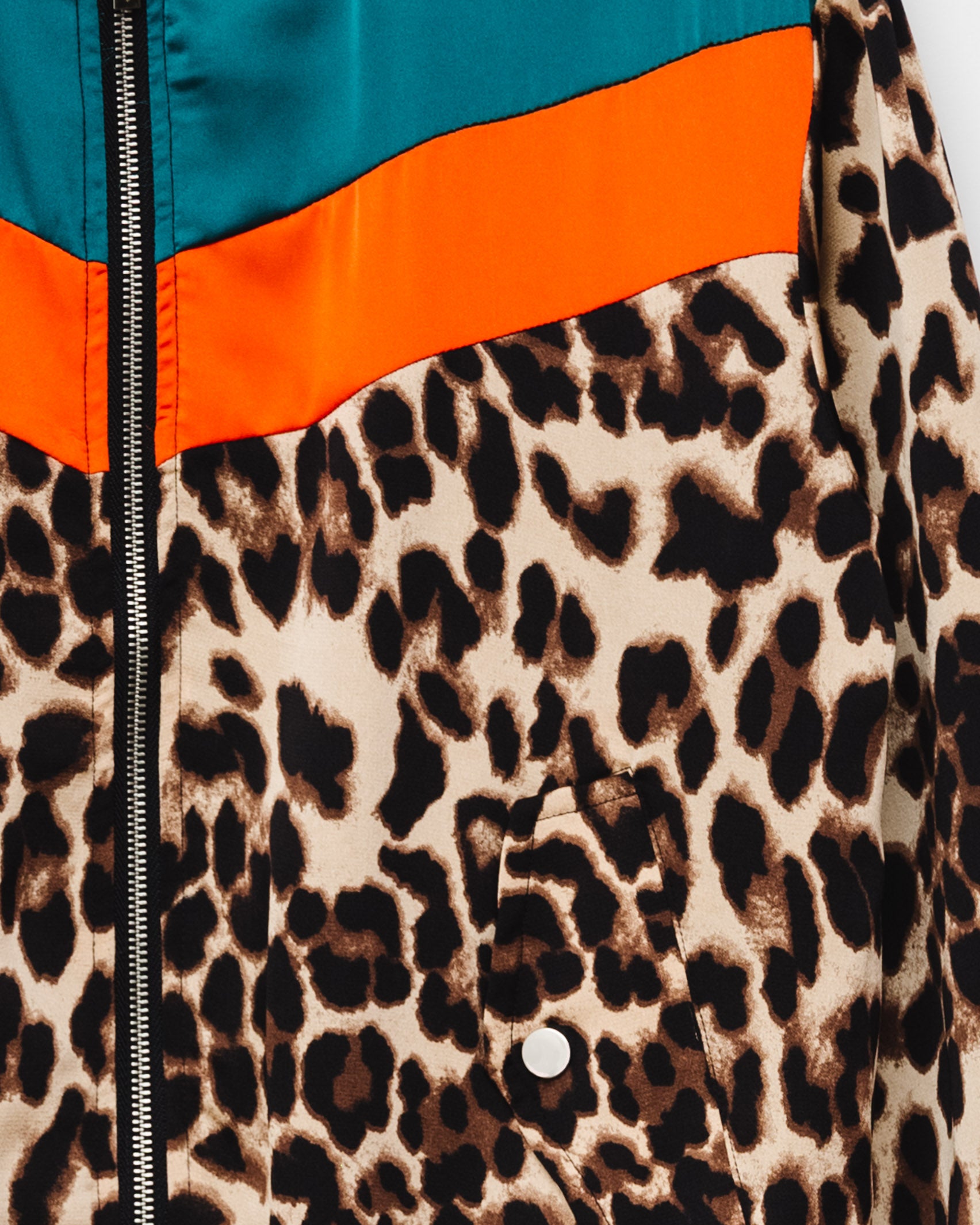 Bomberjacke im Colorblocking-Stil - Broke + Schön#farbe_darkbrown