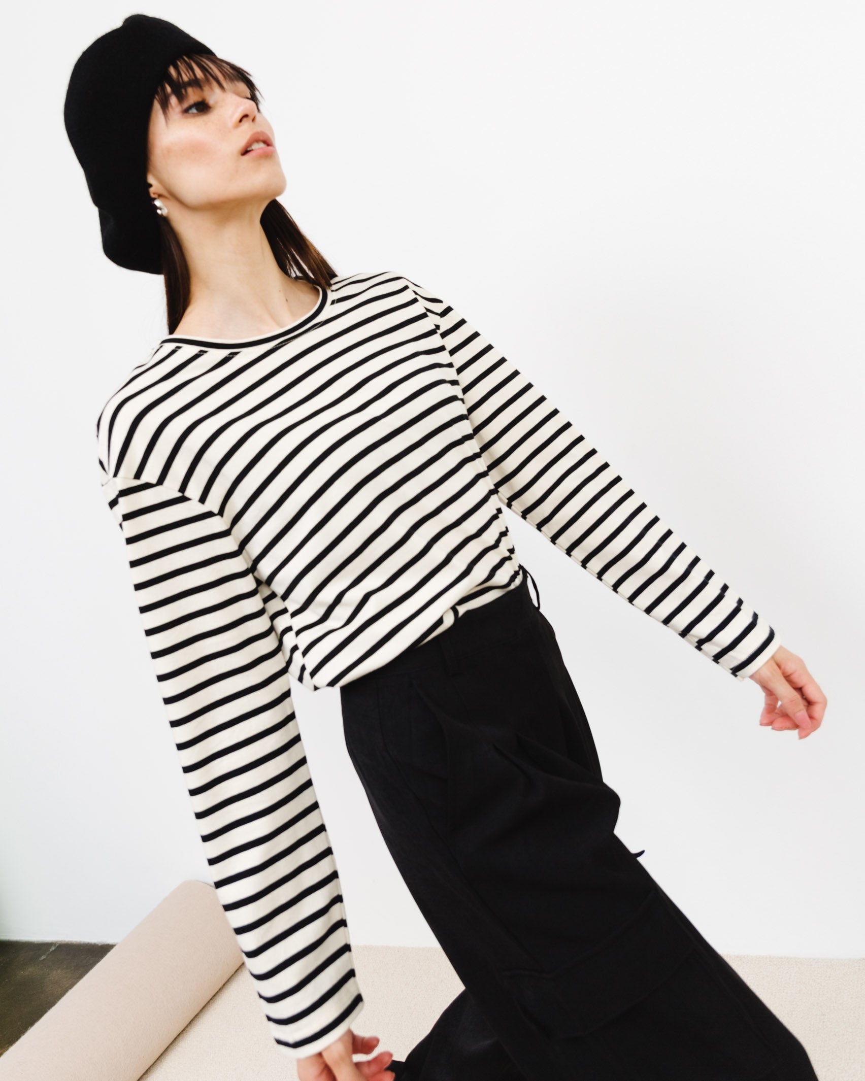 Klassisches Streifenshirt - Broke + Schön#farbe_beige