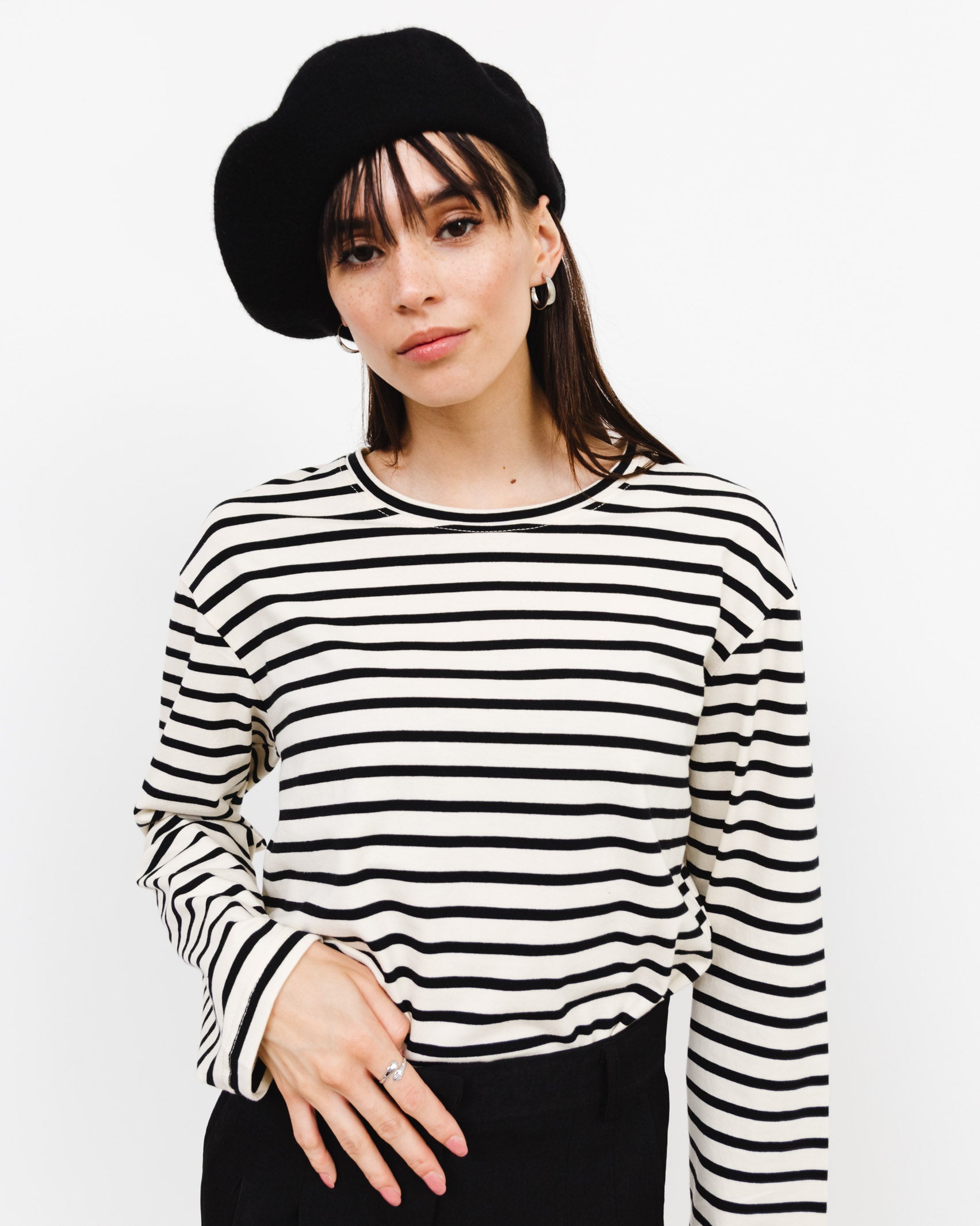 Klassisches Streifenshirt - Broke + Schön#farbe_beige