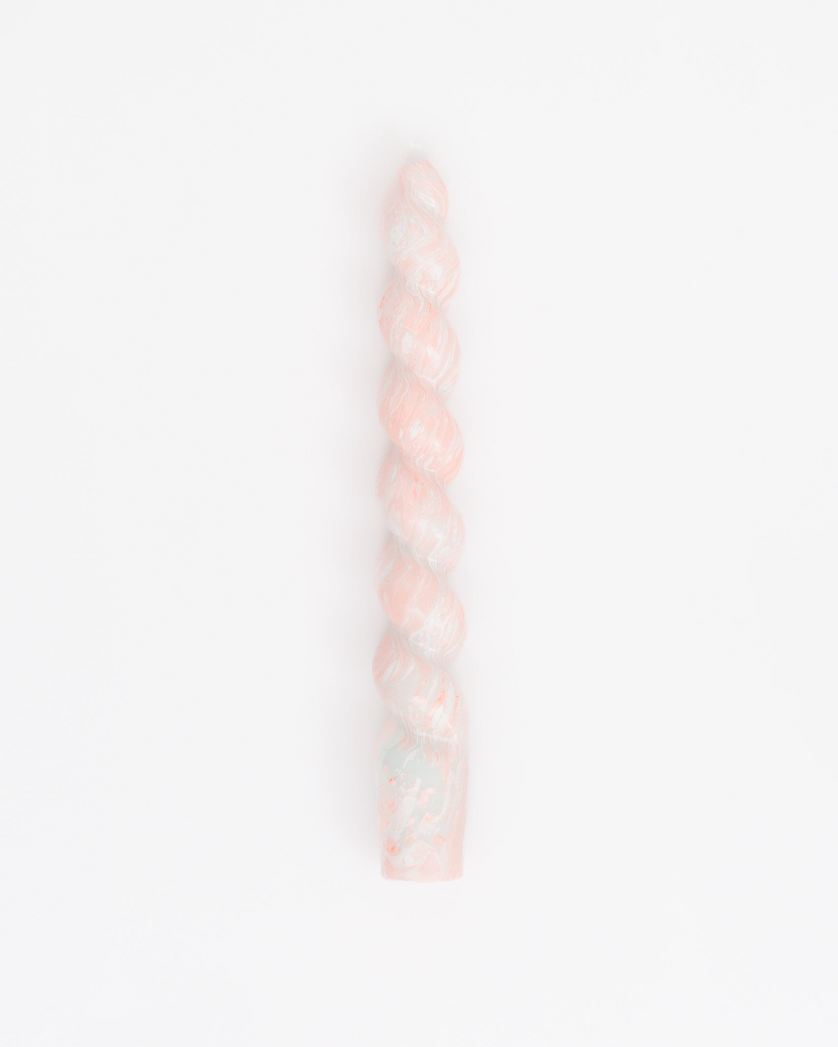 Marmorierte Spiralkerze - Broke + Schön