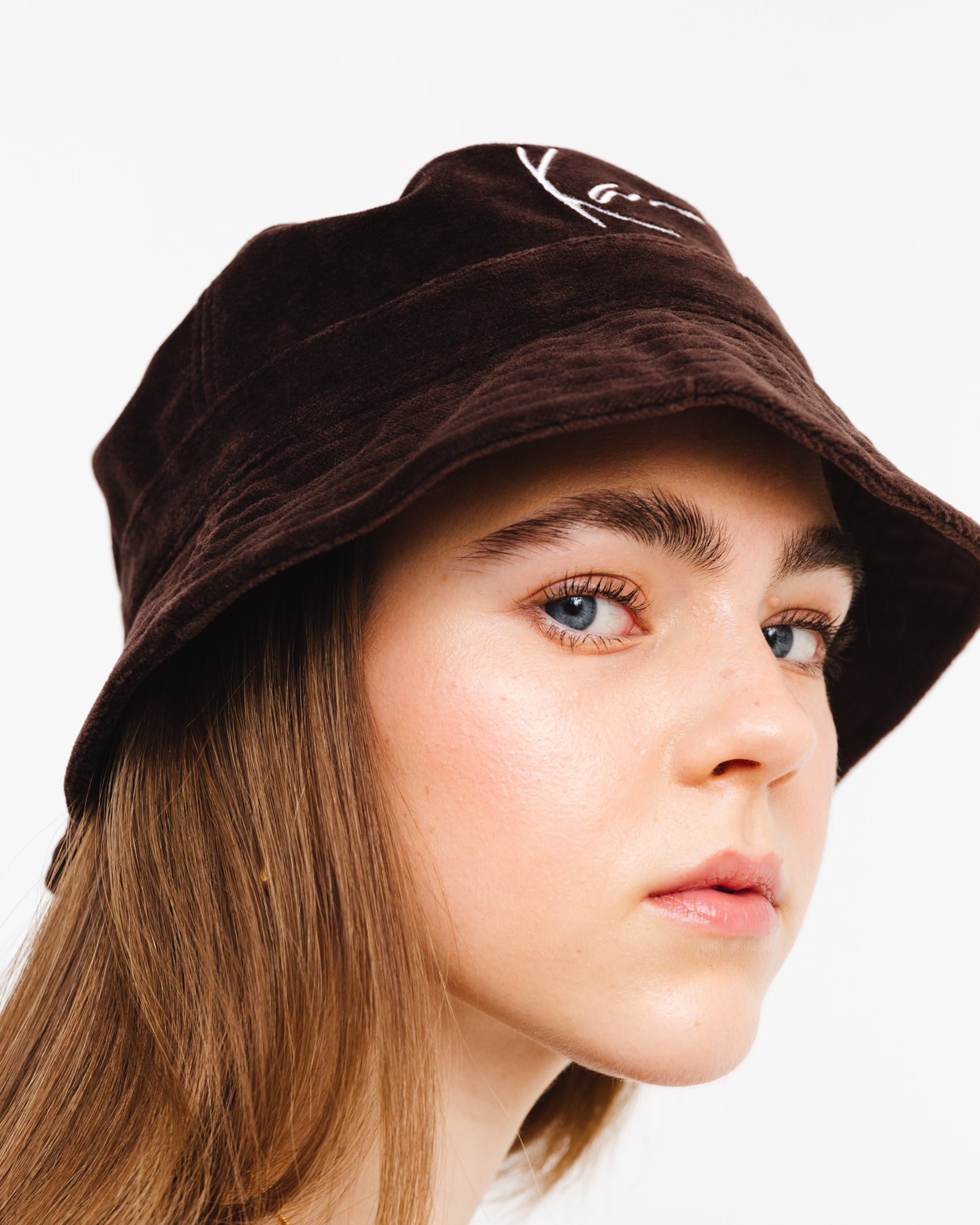 Fischerhut aus Samt - Broke + Schön#farbe_dark-brown