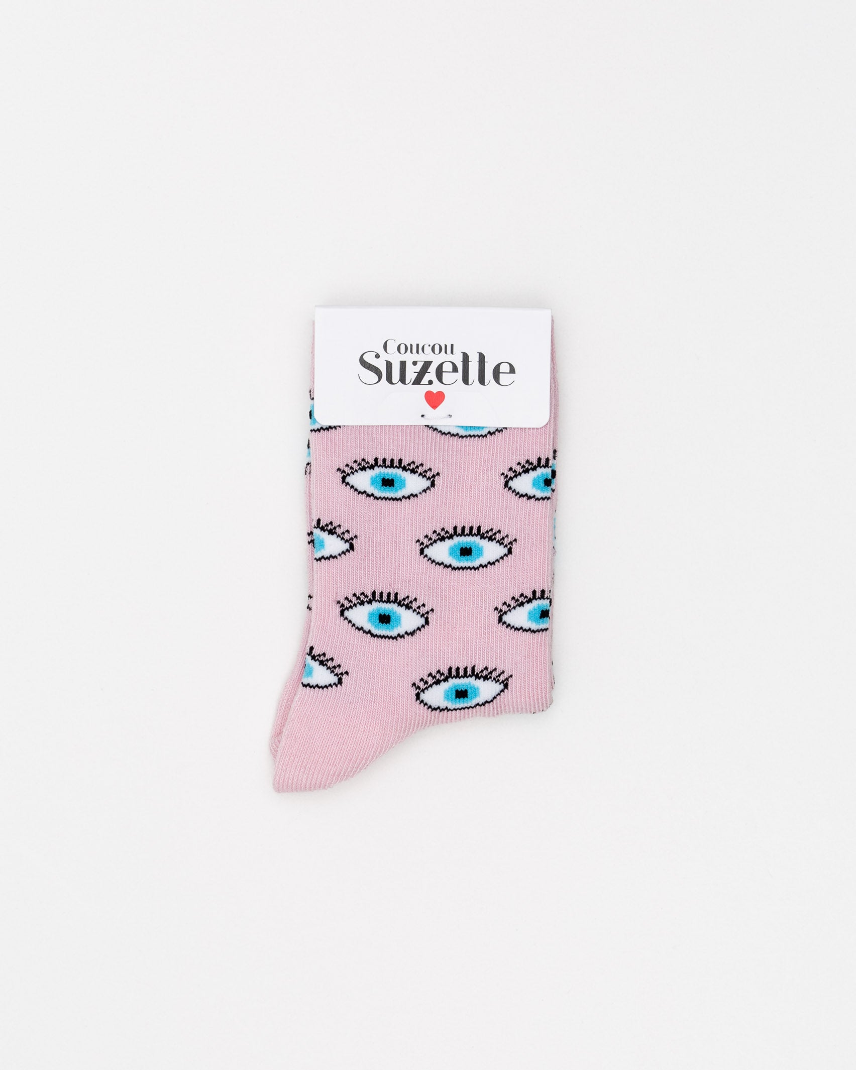 Kinder-Socken mit Augen - Broke + Schön#farbe_bridal-rose