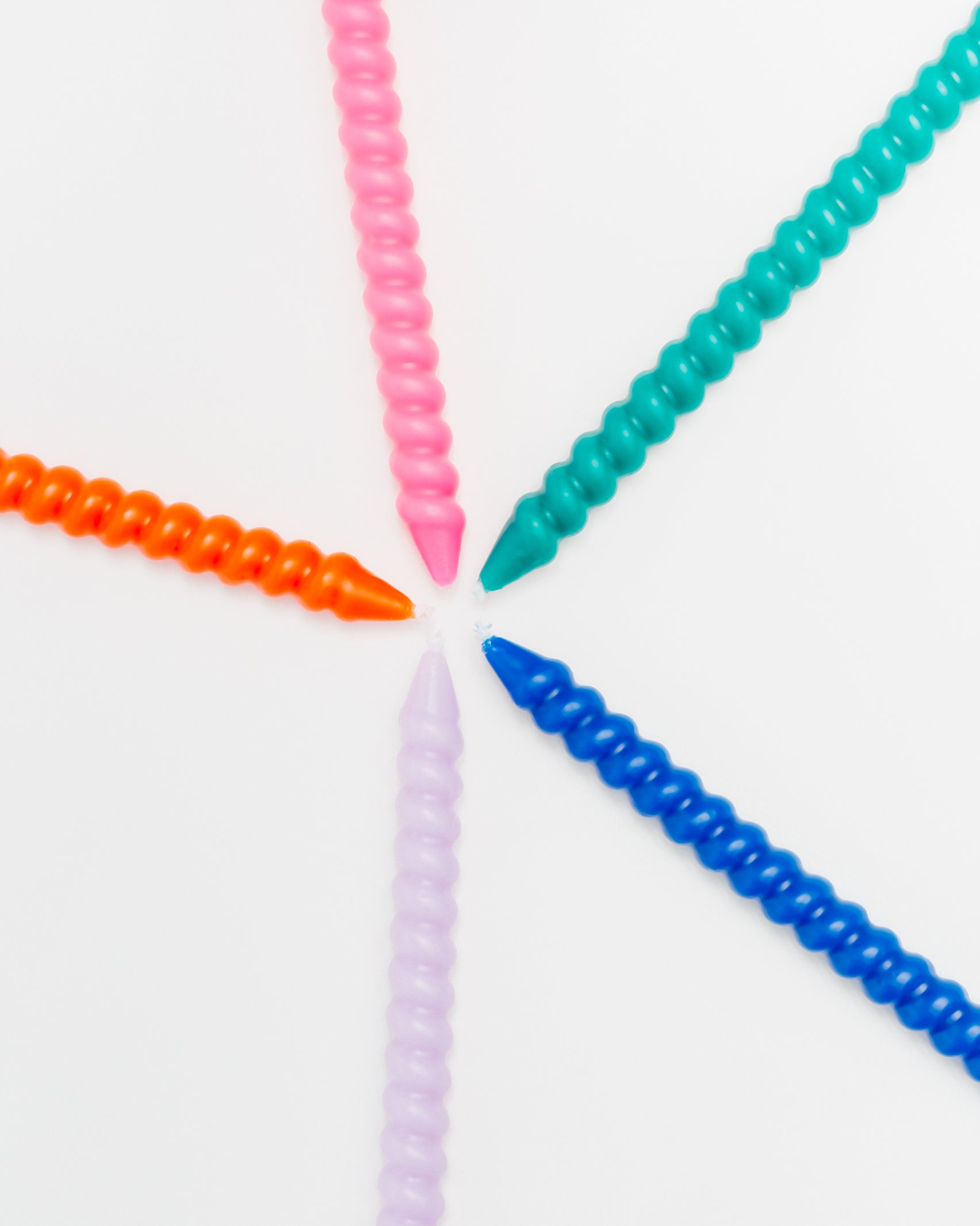 Spiralkerzen im Doppelpack - Broke + Schön