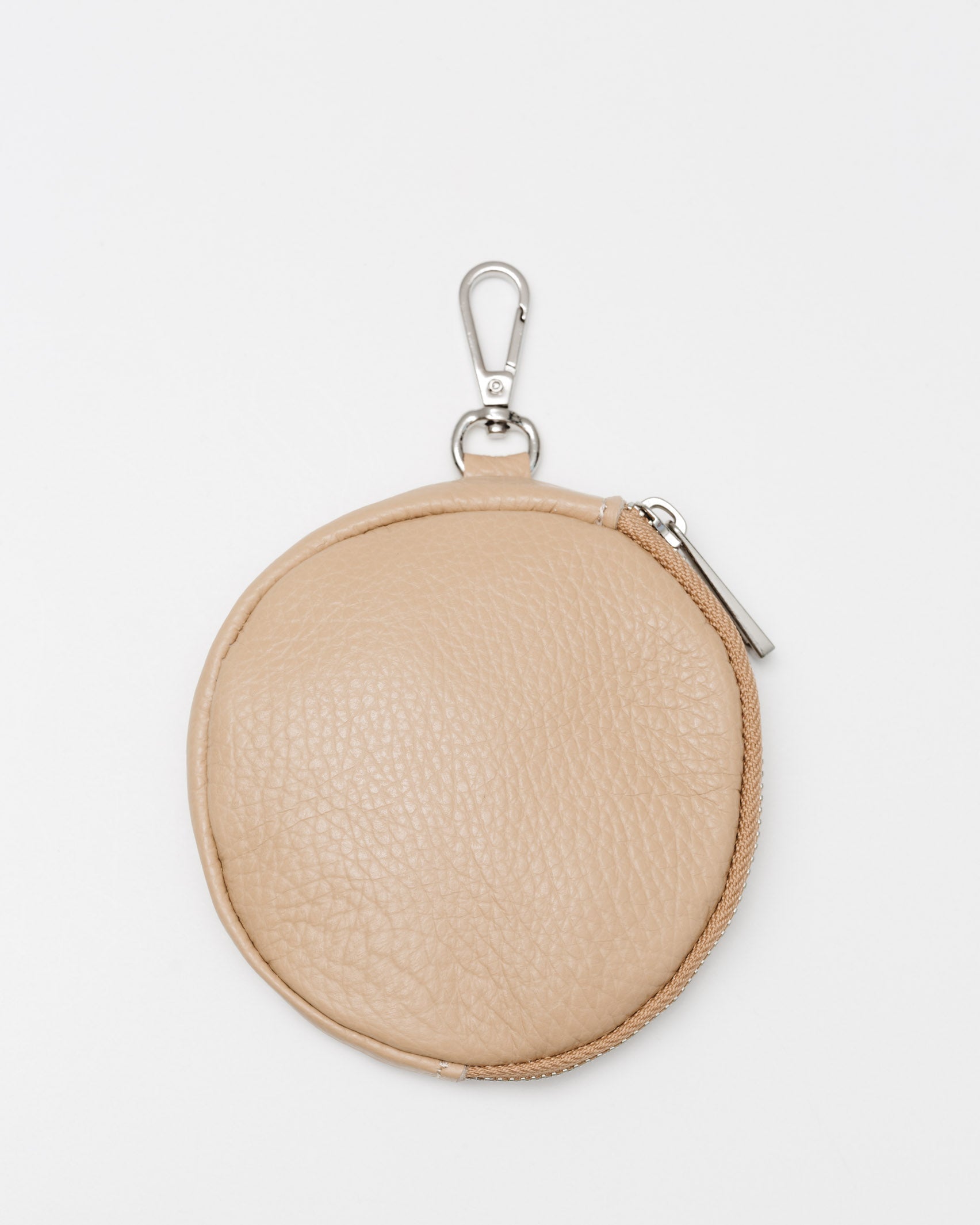 Kleine Geldbörse mit Karabinerverschluss - Broke + Schön#farbe_apricot