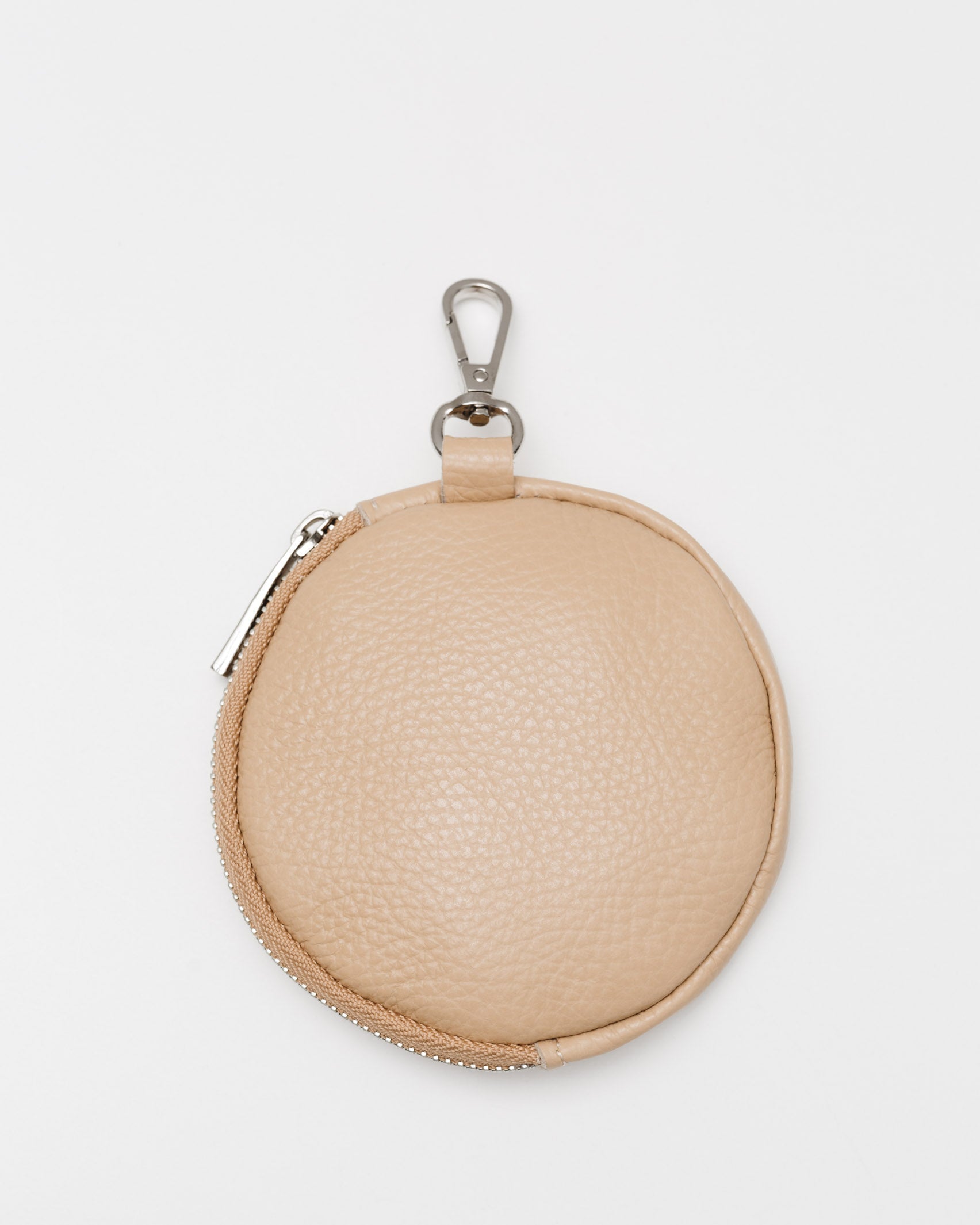 Kleine Geldbörse mit Karabinerverschluss - Broke + Schön#farbe_apricot