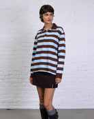 Poloshirt mit Blockstreifen