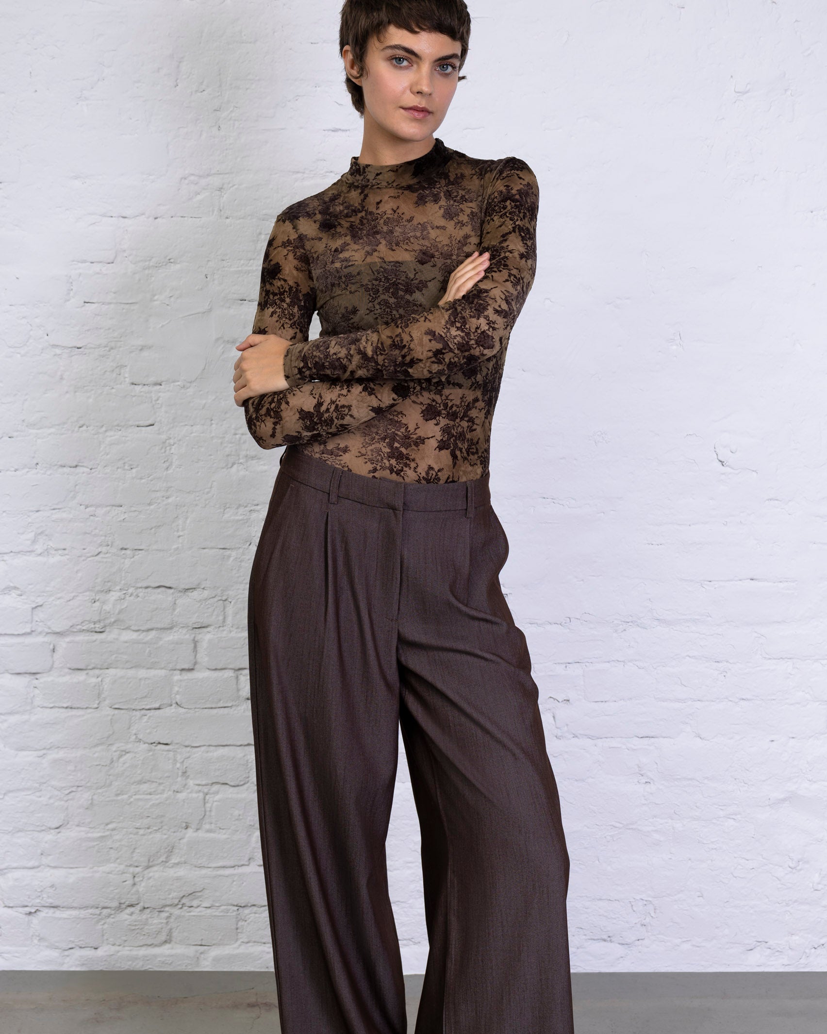 Body mit Wald-Print