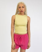 Weiches Top mit U-Boot Ausschnitt