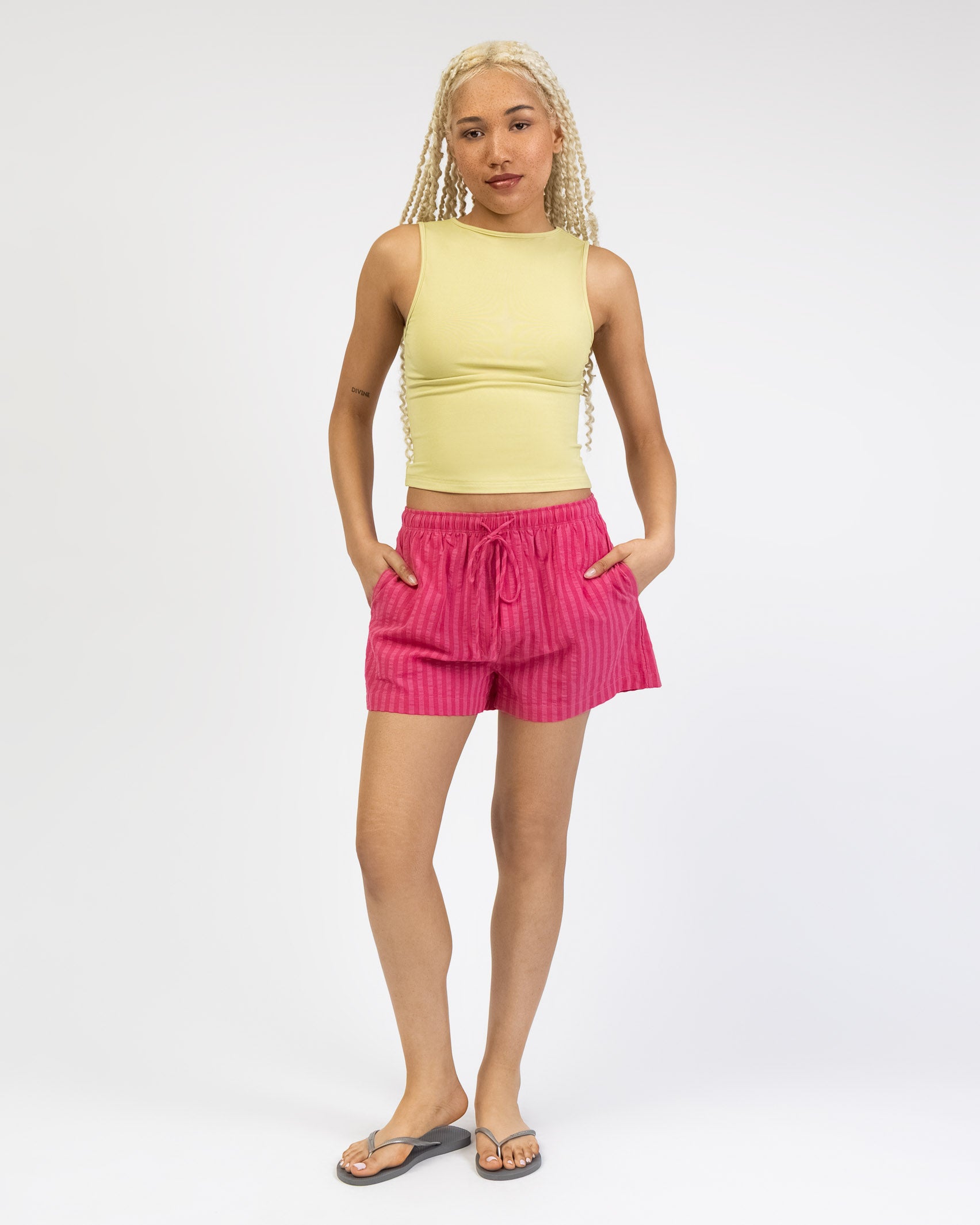 Weiches Top mit U-Boot Ausschnitt