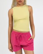 Weiches Top mit U-Boot Ausschnitt