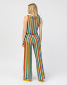 Buntes Top in Häkeloptik