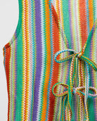 Buntes Top in Häkeloptik