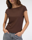 Rückenfreies T-Shirt