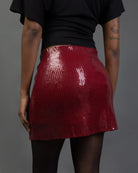 Minirock mit glänzenden Pailletten