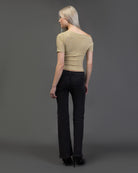 Offshoulder Shirt mit Glitzer