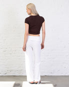Weiches Crop T-Shirt