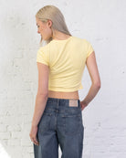 Weiches Crop T-Shirt
