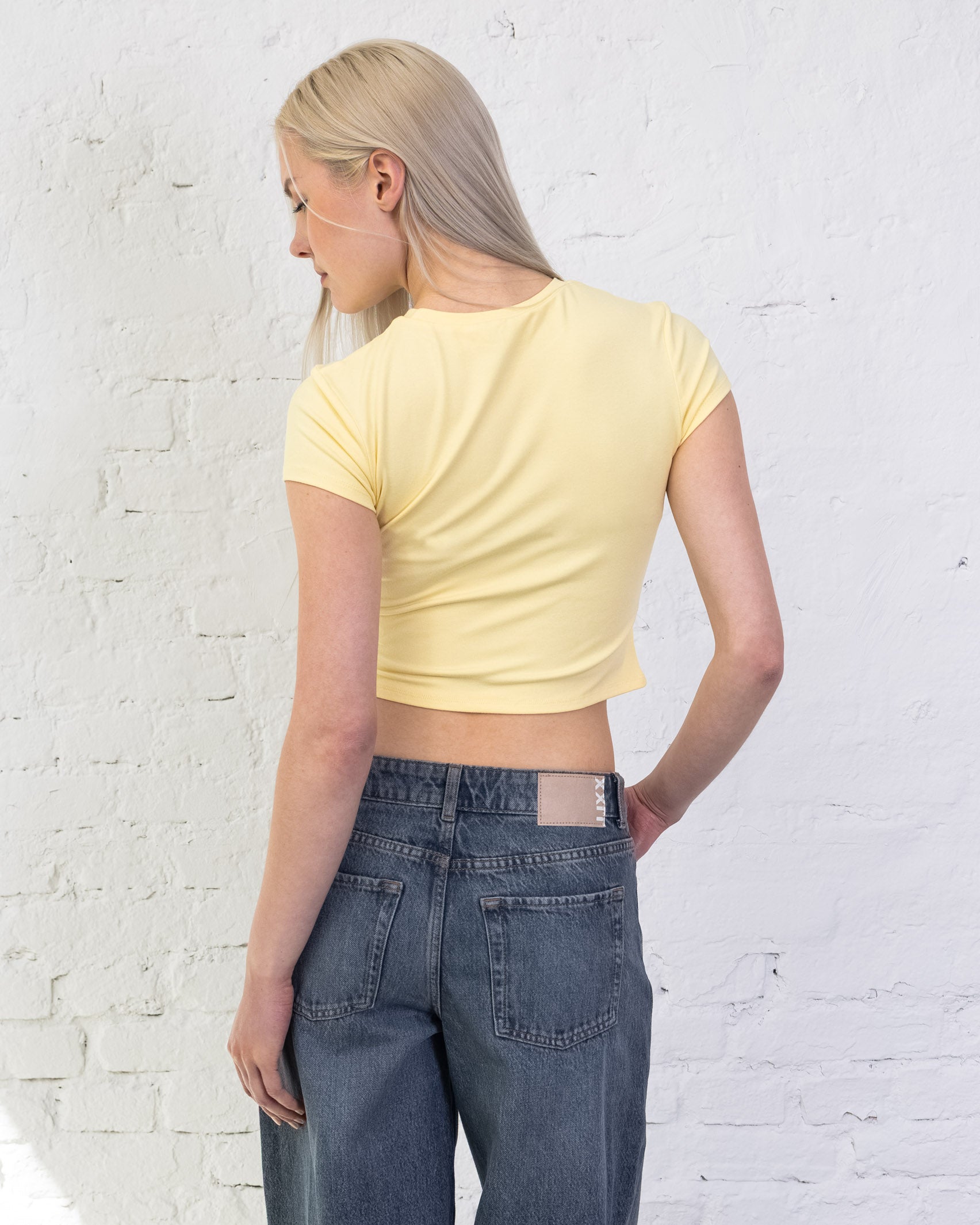 Weiches Crop T-Shirt