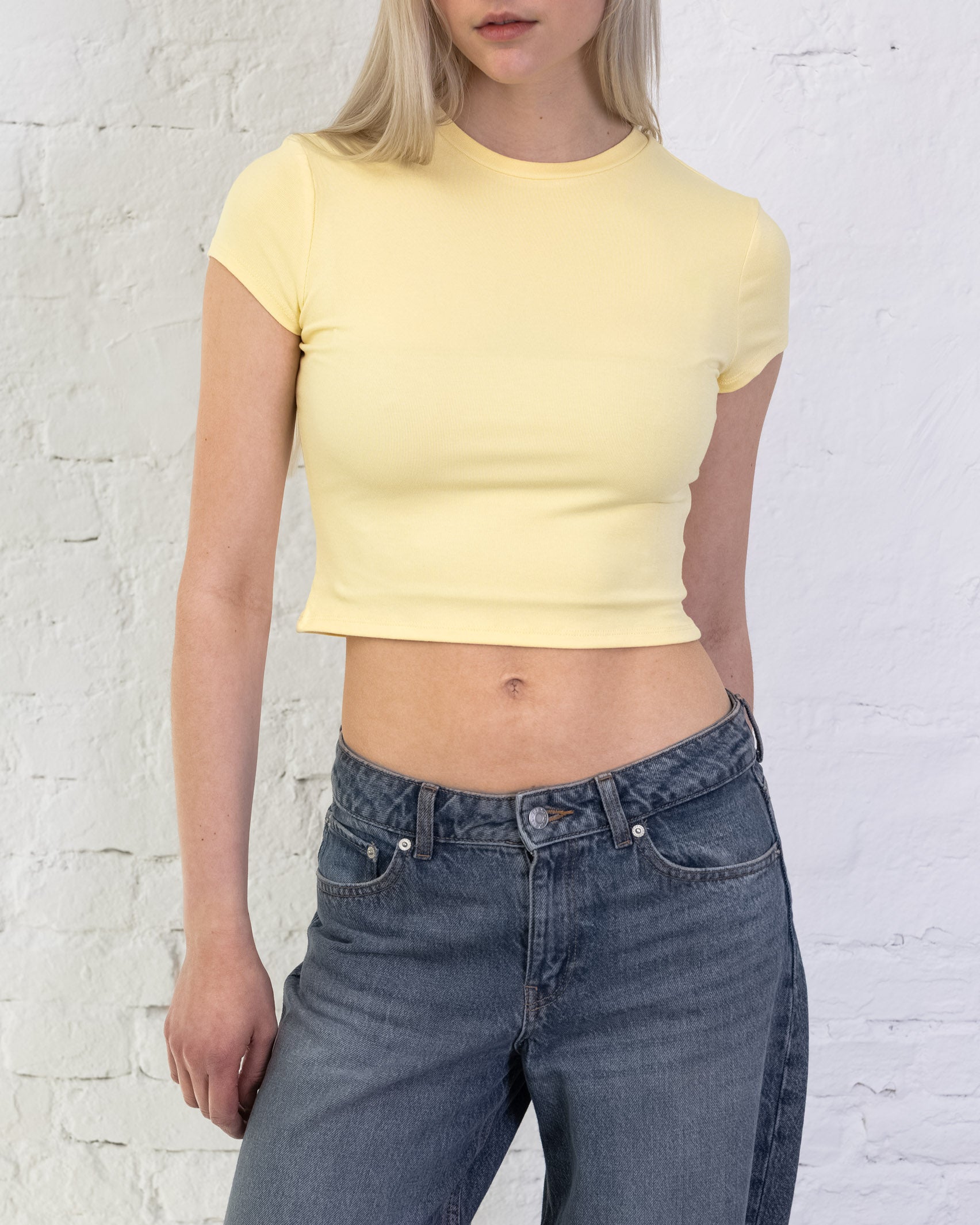 Weiches Crop T-Shirt