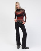 Body mit Nebel Print