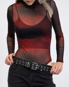 Body mit Nebel Print