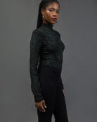 Body mit glitzerndem Marmormuster