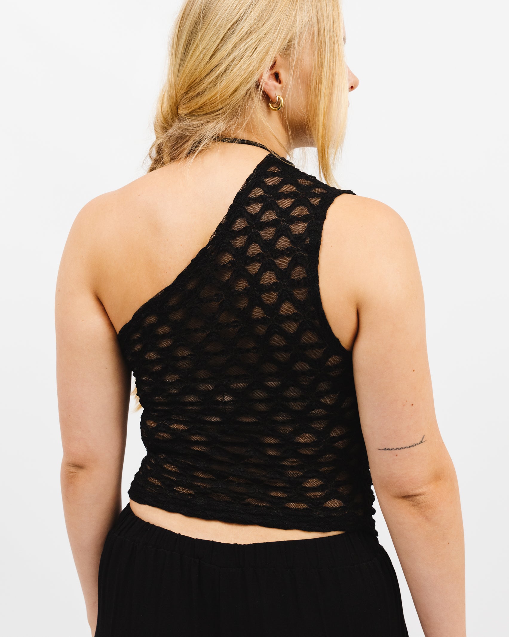 One Shoulder Spitzen Top - Broke + Schön