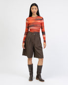 Body mit Sonnenuntergang-Print