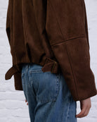 Bomberjacke in Wildlederoptik