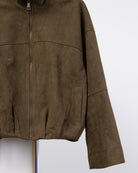 Bomberjacke in Wildlederoptik