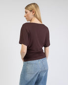 Weiches Shirt mit Raffung