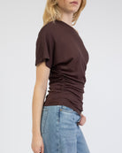 Weiches Shirt mit Raffung
