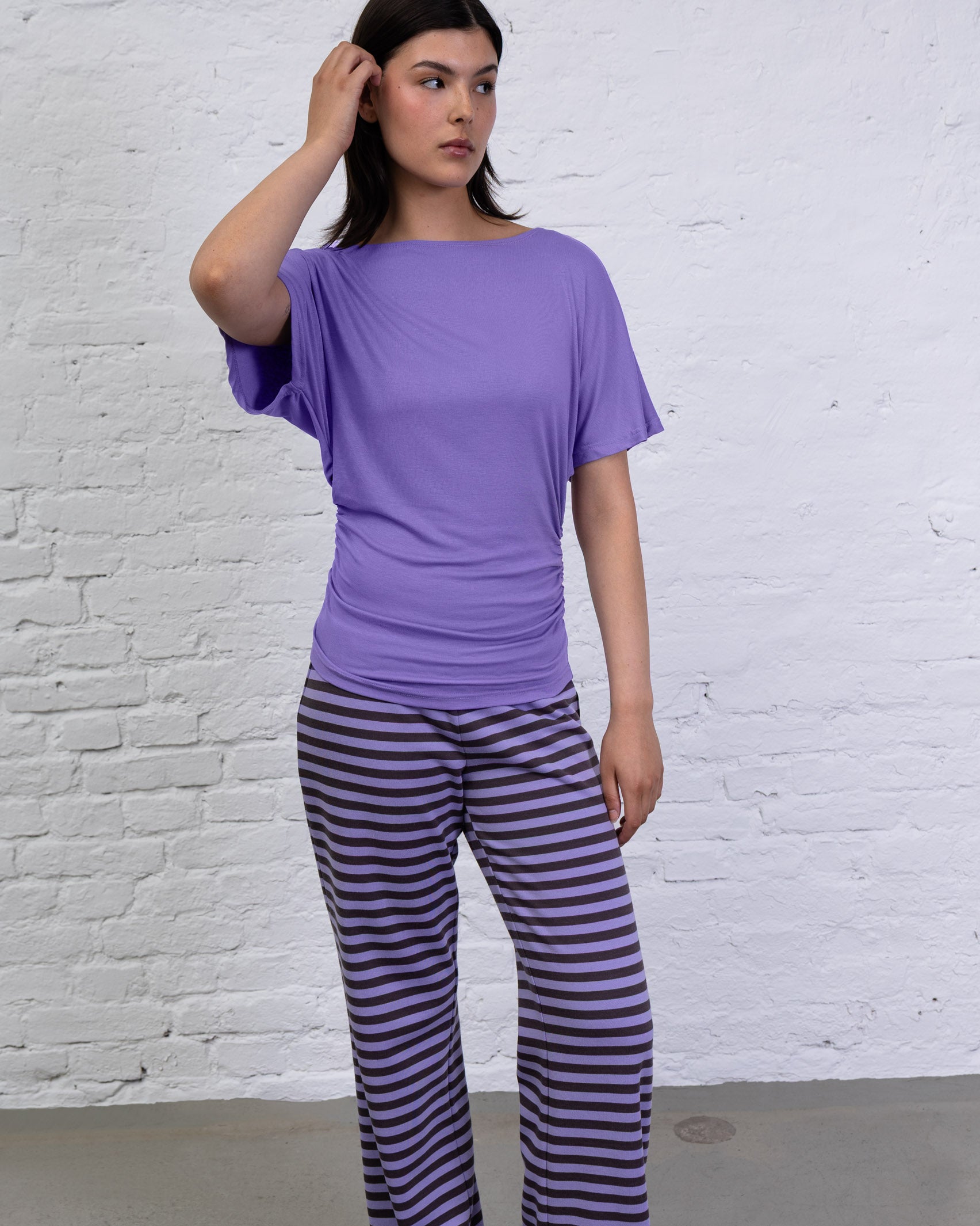 Weiches gerafftes Shirt