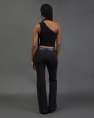 One Shoulder Top mit Schal