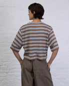 Crop T-Shirt mit Streifen