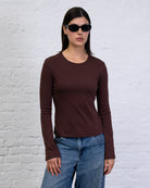 Langarmshirt mit Trompetenärmeln