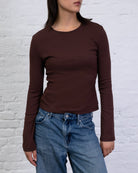 Langarmshirt mit Trompetenärmeln