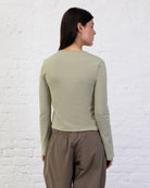 Langarmshirt mit Trompetenärmeln