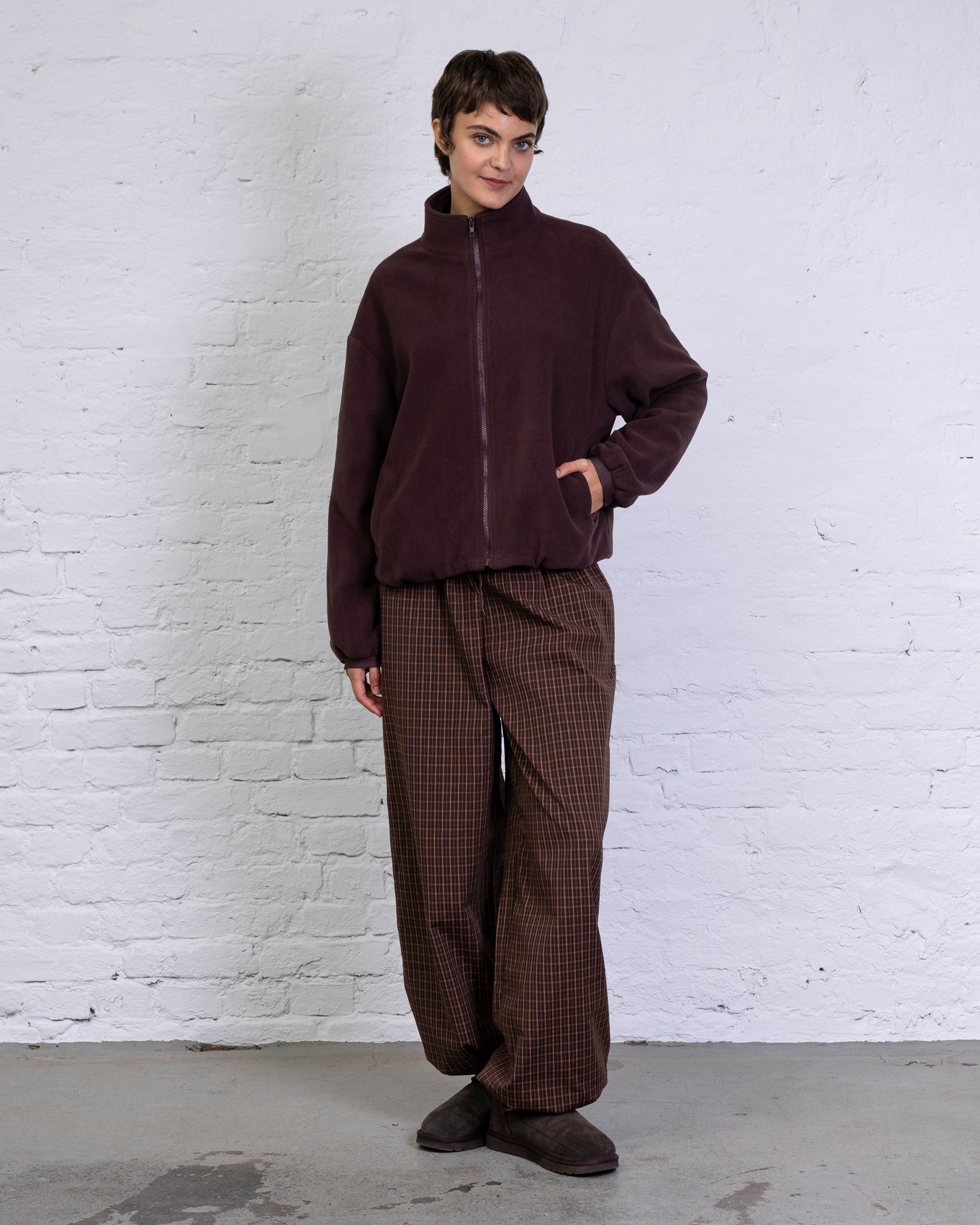 Kuschelige Fleecejacke