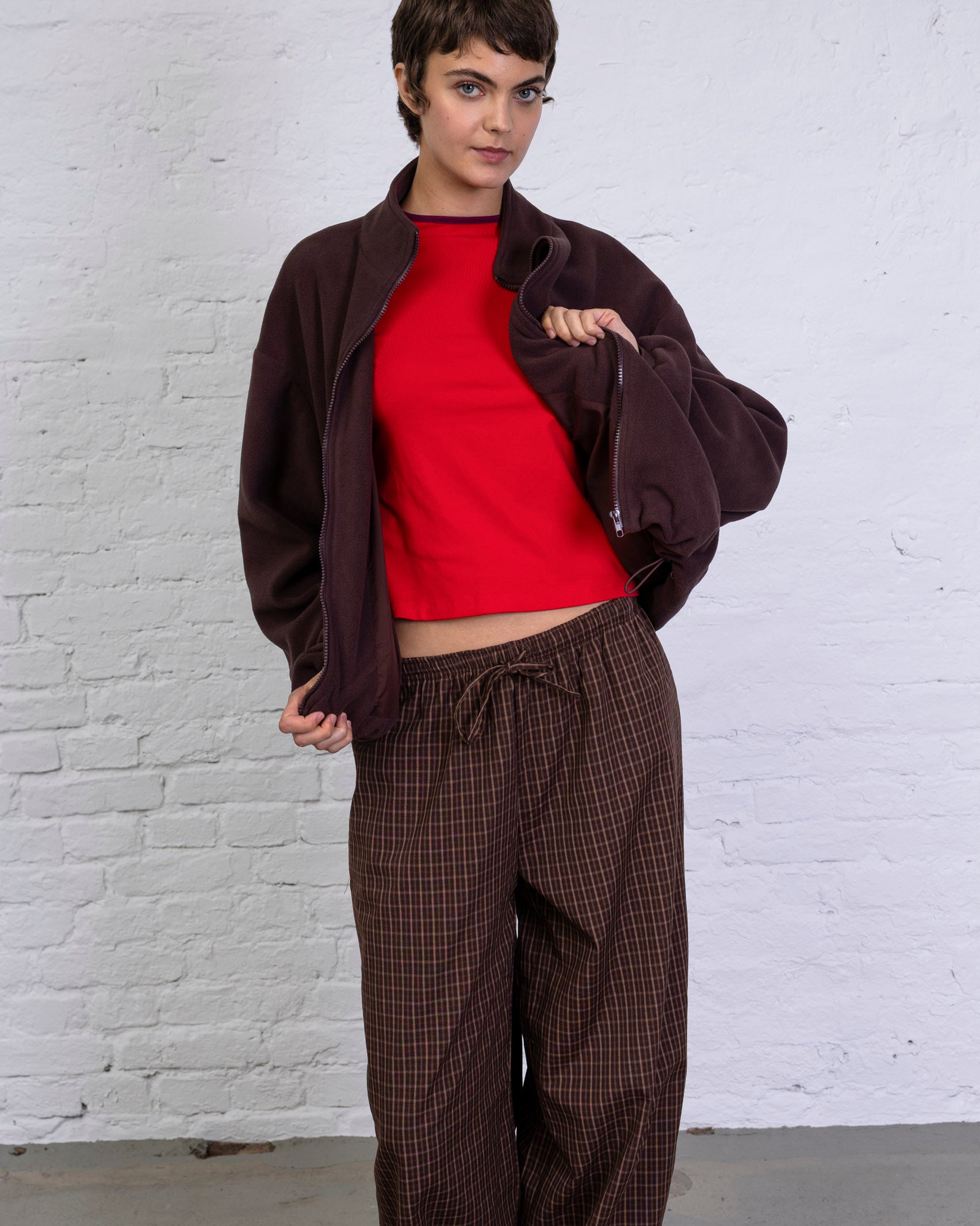 Kuschelige Fleecejacke
