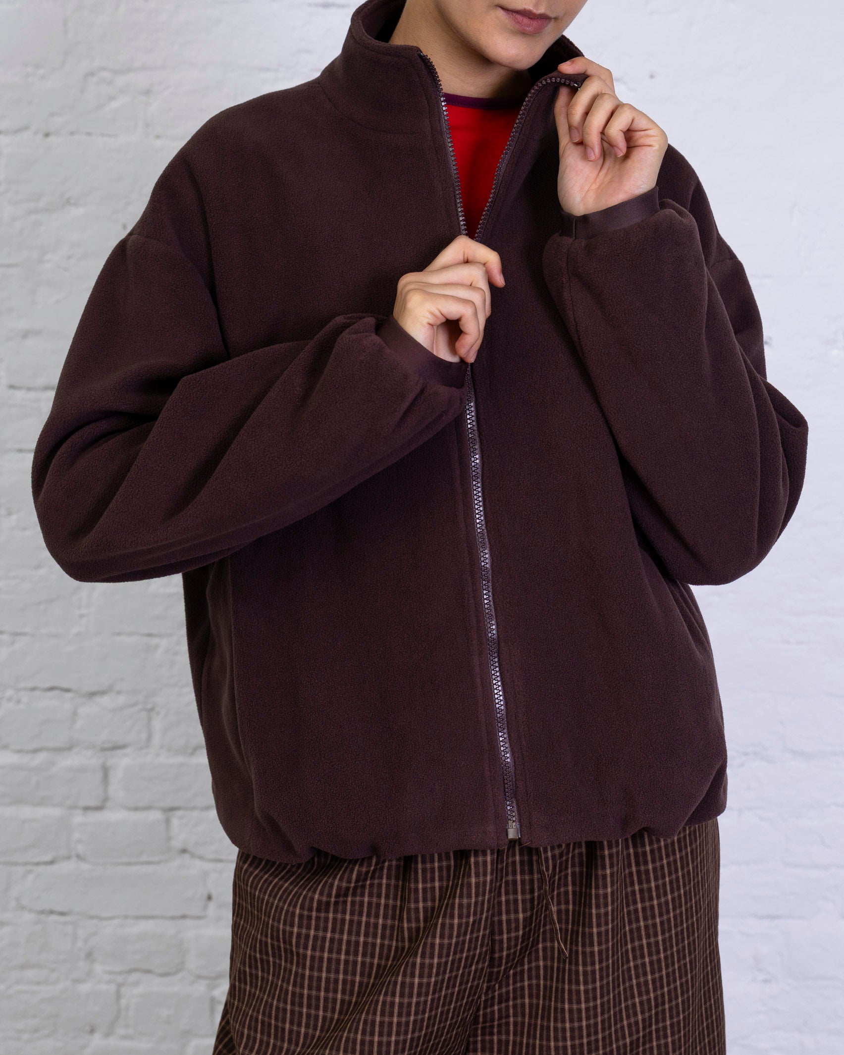 Kuschelige Fleecejacke